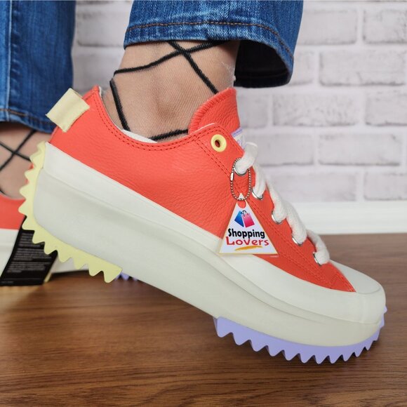❤️Converse Run Star Hike Platform Color Pop Sz 6.5 Women's Shoes Orange A16289C - Picture 6 of 14
